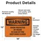 Signmission Room Protected By Fm200 In Case Of Fire OSHA Warning Sign, Vinyl Decal, 18in W x 12in L, 2PK OS-2PACK-WS-D-1218-L-12381 - alternate 4